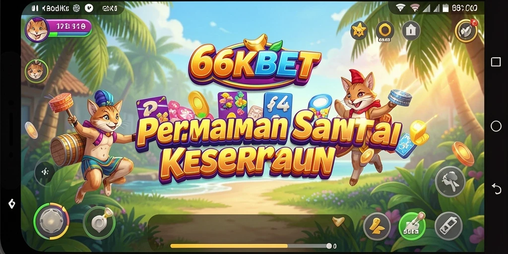 Tampilan gameplay 66KBET yang mengasyikkan dan penuh warna.
