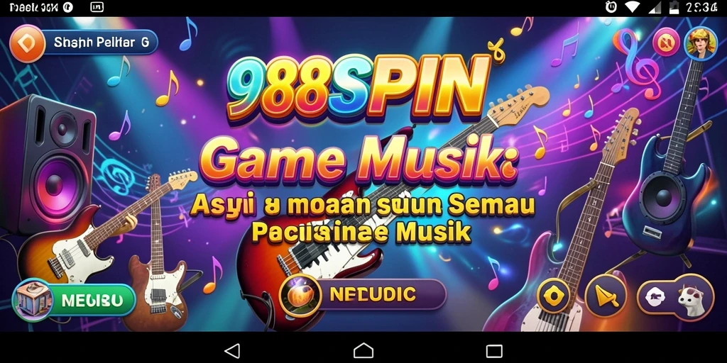 Screenshot gameplay 988SPIN menampilkan pengalaman bermain musik yang mendebarkan.