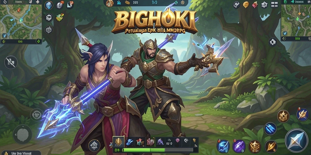 Menampilkan gameplay BIGHOKI yang seru dan penuh aksi.