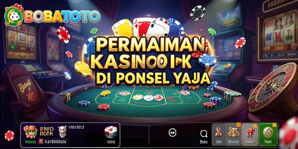 Tampilan gameplay menarik di BOBATOTO dengan berbagai pilihan permainan kasino.