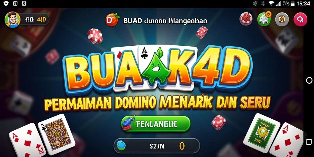 Tampilan gameplay BUAH4D dalam aksi penuh strategi Domino.
