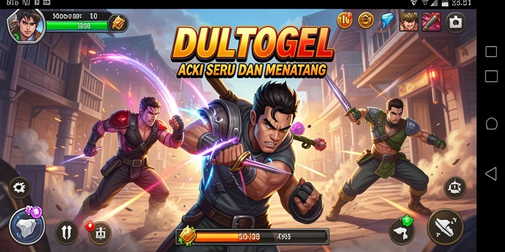 Tampilan aksi menegangkan dalam DULTOGEL yang memikat.