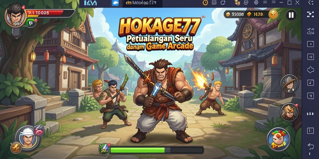 Tampilan gameplay HOKAGE77 yang penuh aksi dan tantangan.