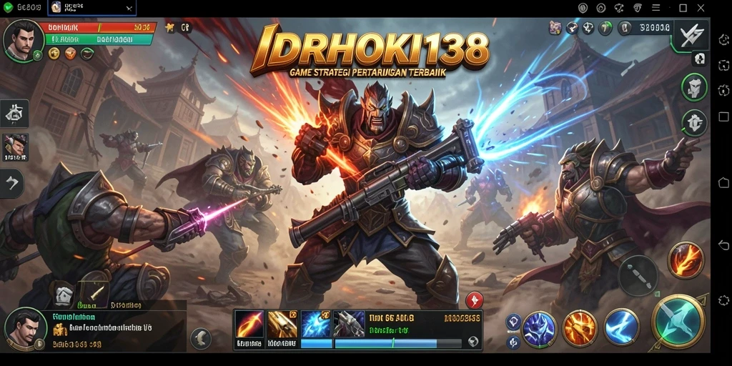 Tampilan gameplay SLG yang epik dan menarik dari IDRHOKI138.