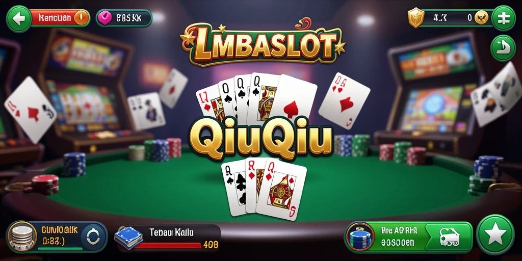 Tampilan gameplay QiuQiu yang seru dan interaktif.