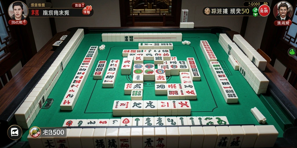 Tampilan utama MAHJONG500 dengan gameplay menarik dan intuitif.