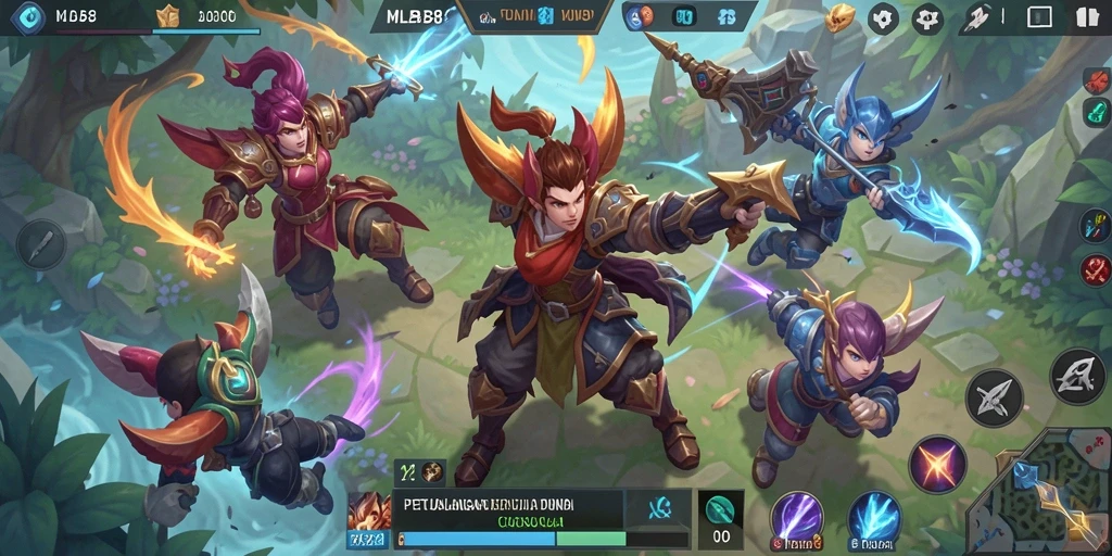 Tangkapan layar menampilkan gameplay menarik dari MLBB8.