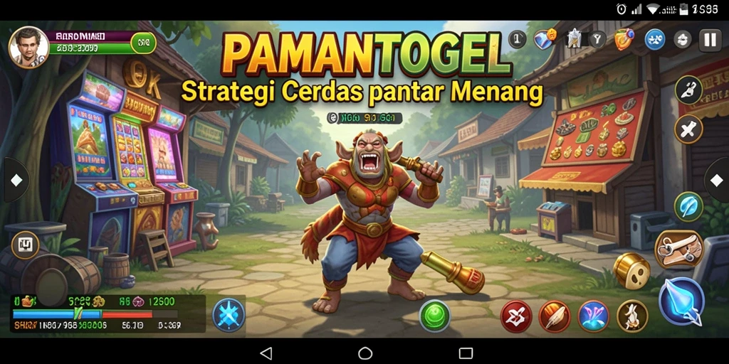 Tampilan gameplay PAMANTOGEL dengan strategi mendalam dan taktis.