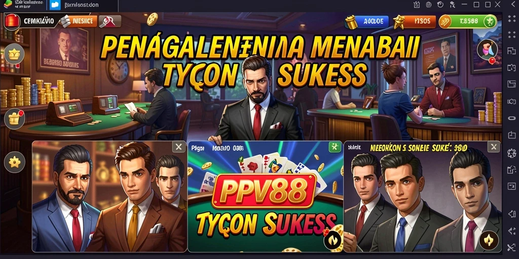 Tampilan menarik dari gameplay PPV88 dengan elemen Tycoon.