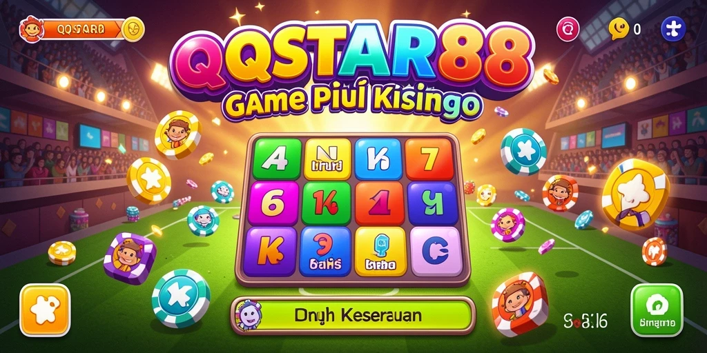 Screenshot gameplay QQSTAR88 menampilkan suasana Bingo yang dinamis dan seru.