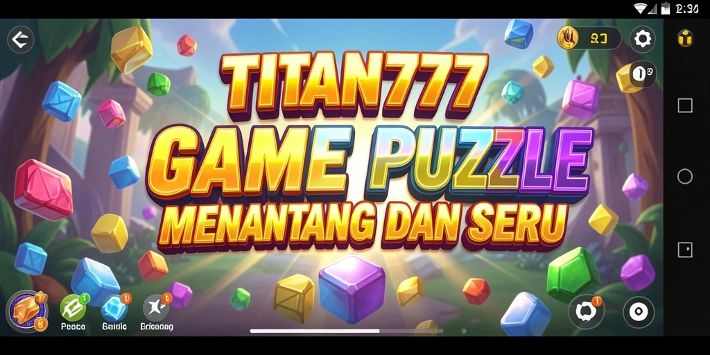 Screenshot utama dari gameplay menantang di TITAN777.