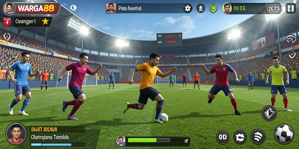 Gameplay seru dan kompetitif dalam WARGA88 yang memukau.