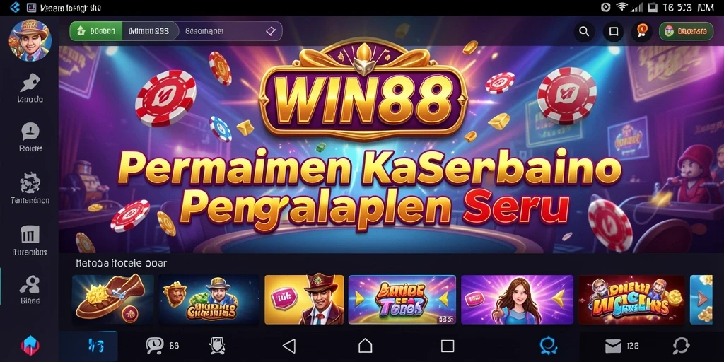 Tampilan menawan dari gameplay mendebarkan di WIN88.