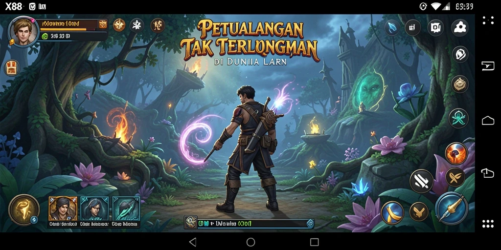 Tampilan gameplay X88 yang menakjubkan dan mendebarkan.